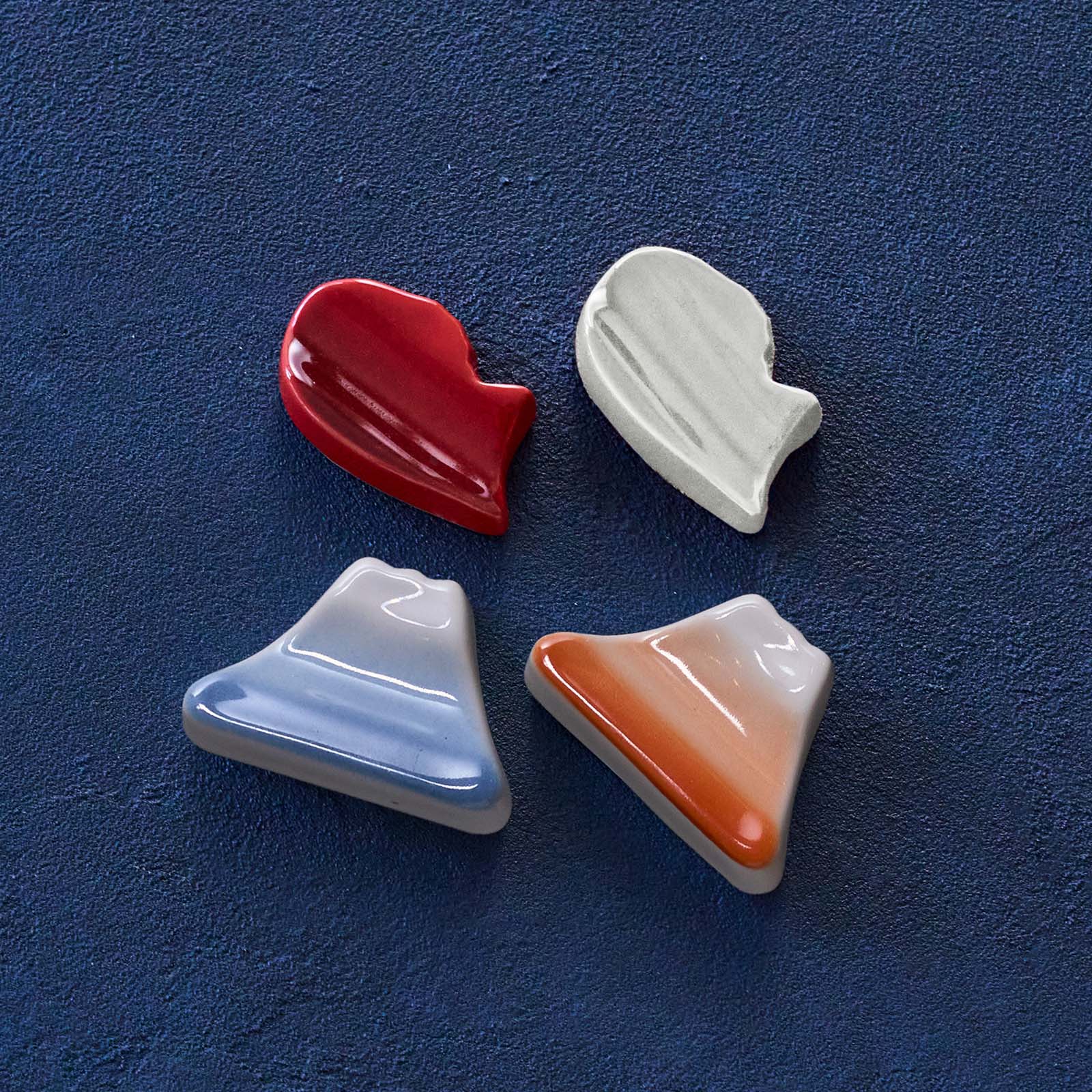 鯛魚造型筷架2入組 (雪花白/櫻桃紅) image number 4