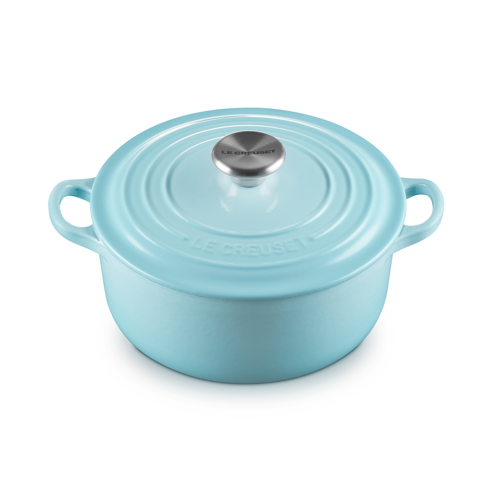 琺瑯鑄鐵圓鍋(鋼頭-內鍋白) image number 1