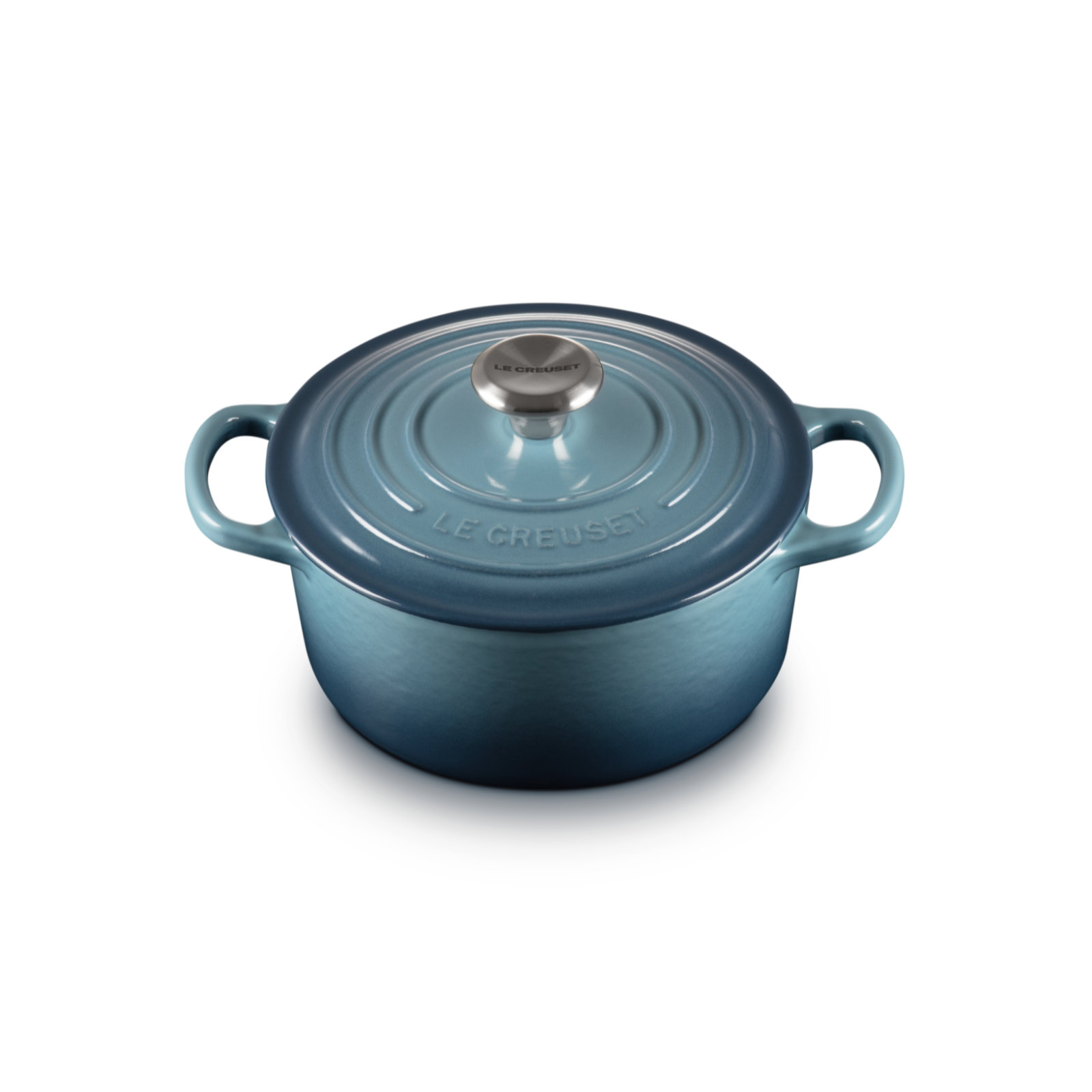 典藏琺瑯鑄鐵圓鍋(鋼頭-內鍋白) image number 1