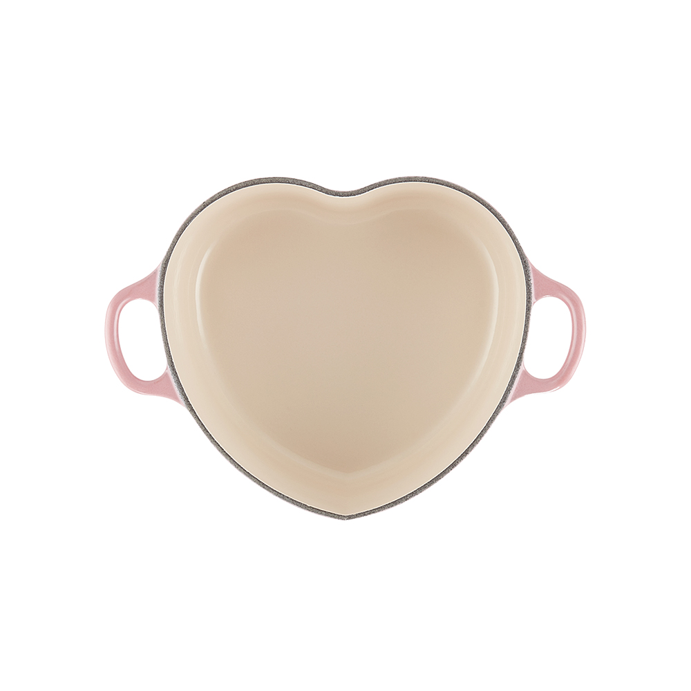 琺瑯鑄鐵愛心鍋20cm(野莓金-銅頭-內鍋白) image number 4