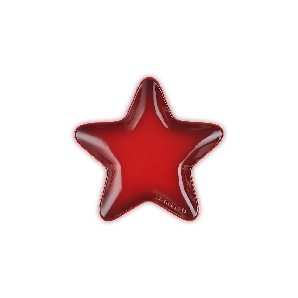 星型盤20cm (櫻桃紅-無盒)