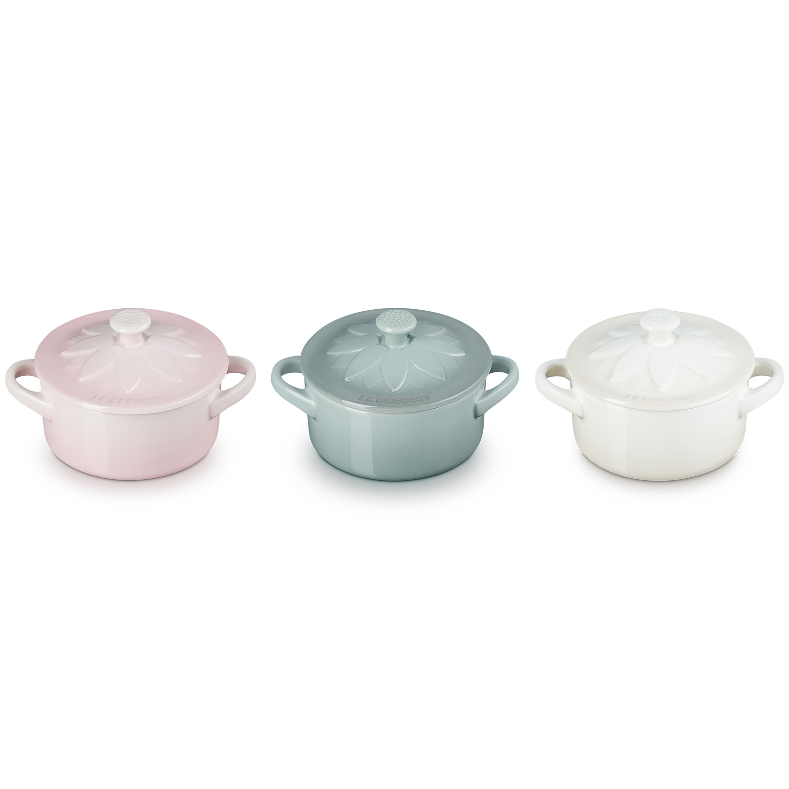 向日葵迷你圓烤盅 10cm-3入組 (貝殼粉/海洋之花/蛋白霜) image number 1