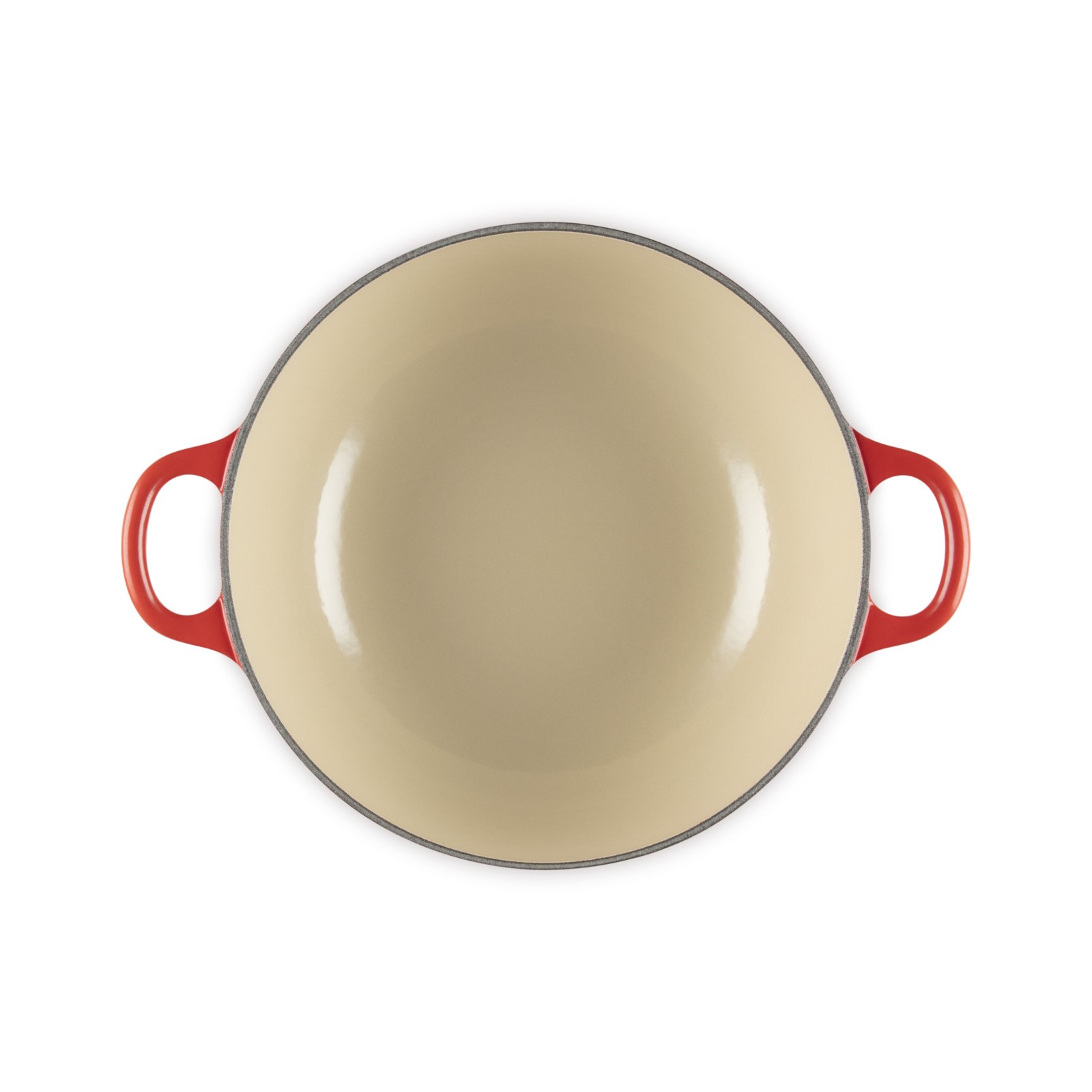 琺瑯鑄鐵媽咪鍋 22cm (內鍋白-電木頭) image number 3