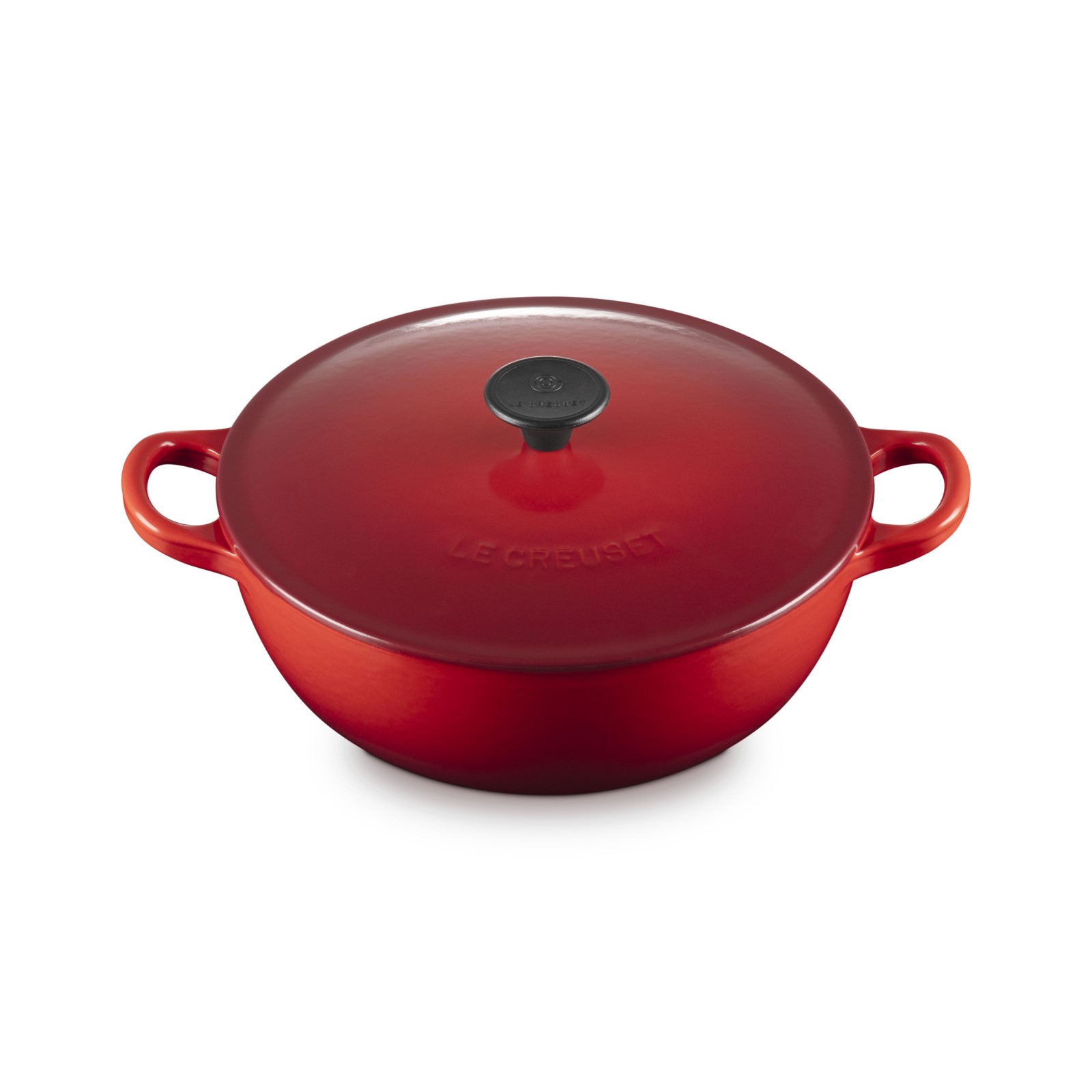 琺瑯鑄鐵媽咪鍋 22cm (內鍋白-電木頭) image number 1