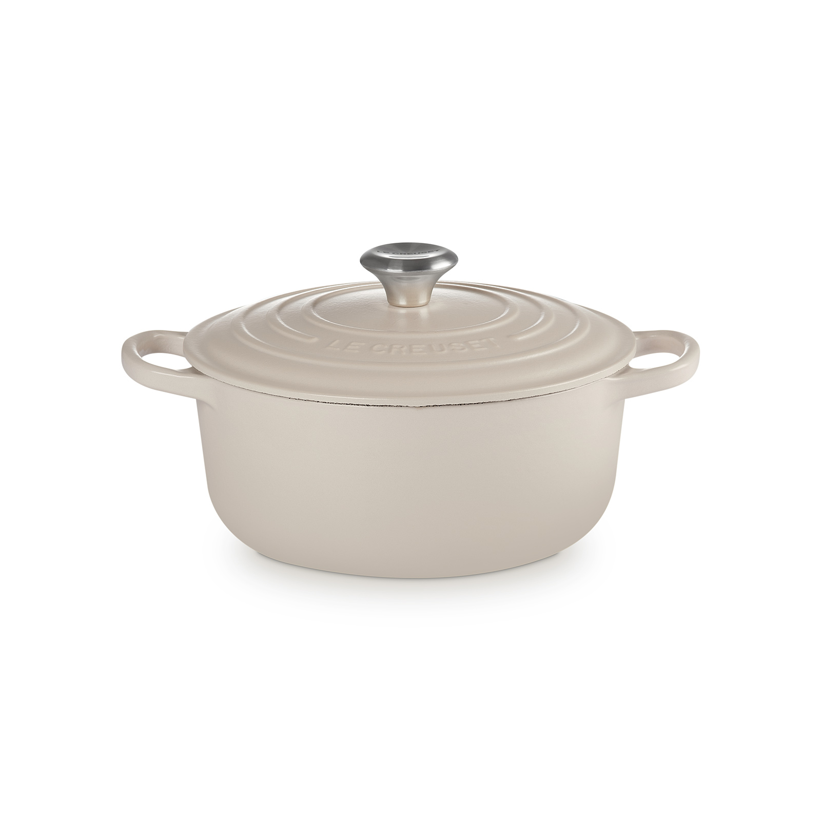 典藏琺瑯鑄鐵圓鍋(鋼頭-內鍋白) image number 0