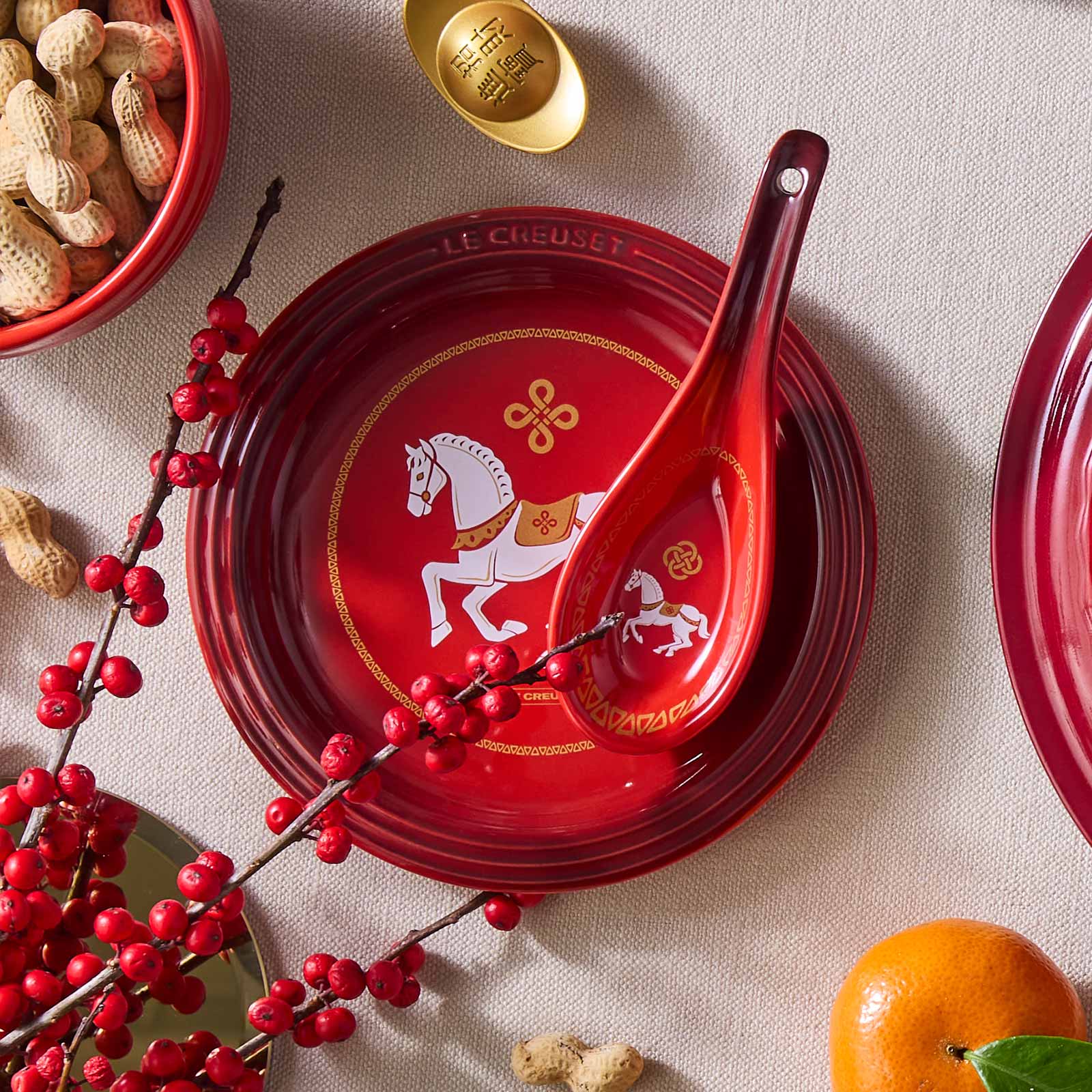 旋轉木馬系列圓盤15cm (櫻桃紅) image number 5