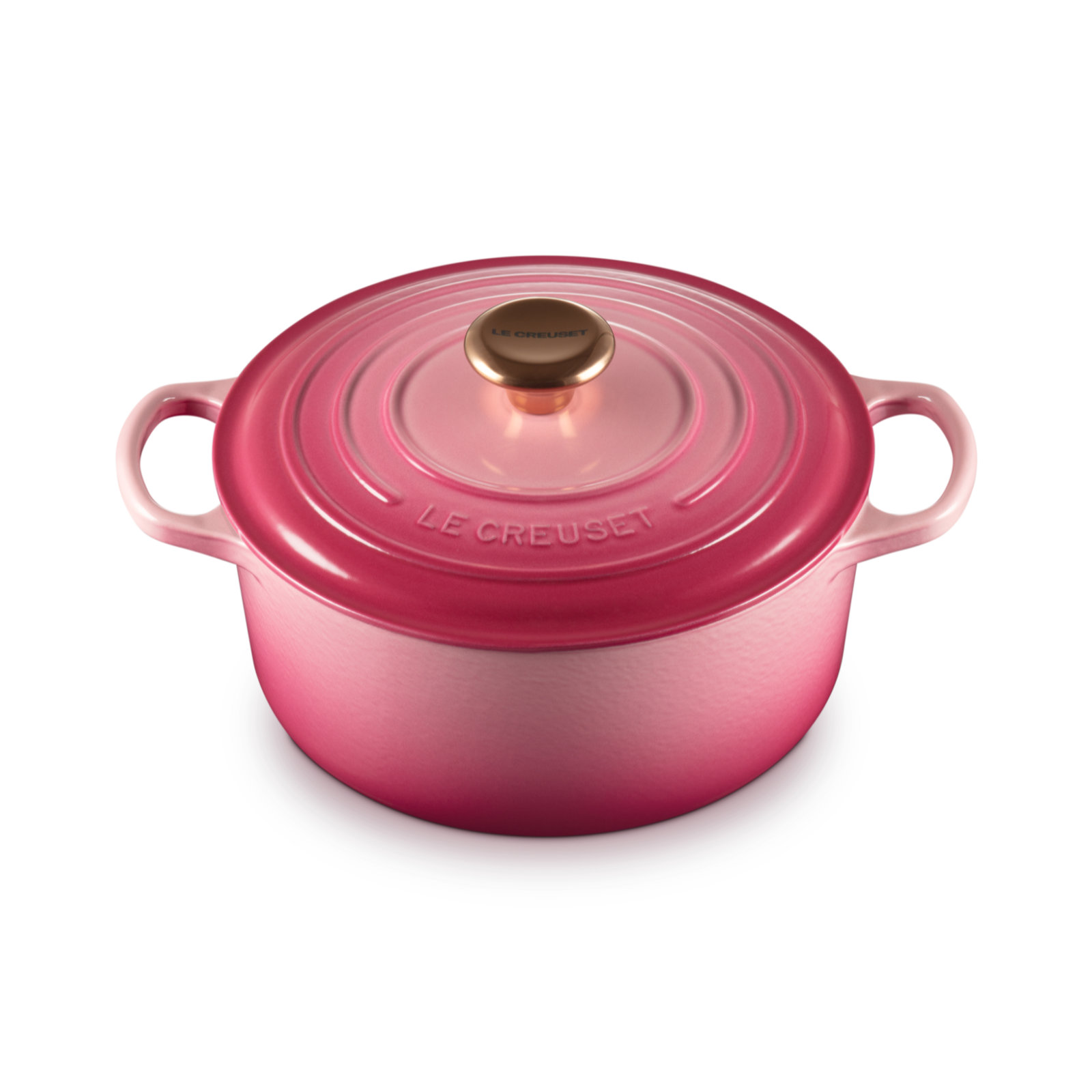 典藏琺瑯鑄鐵圓鍋(銅頭-內鍋白) image number 1