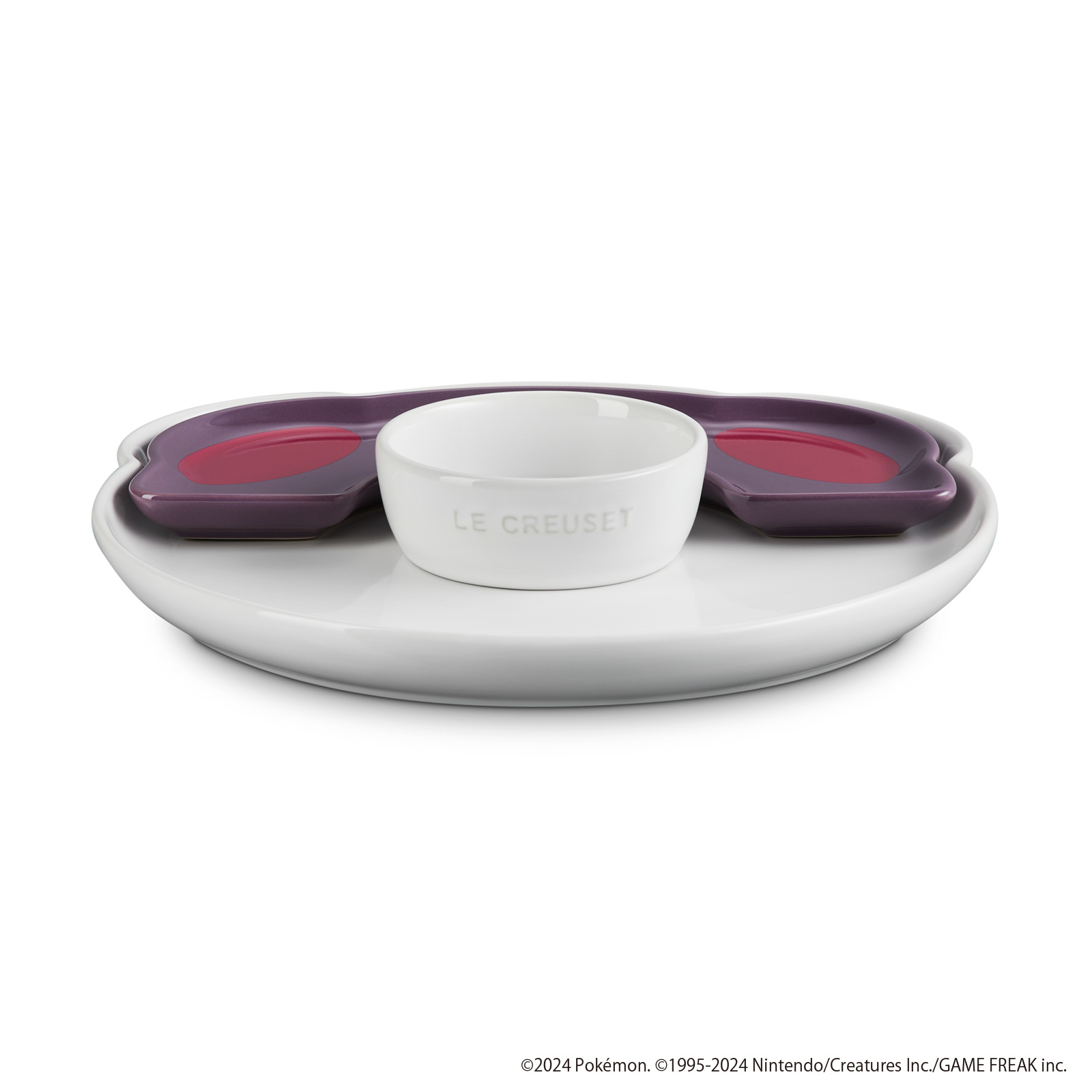 寶可夢系列大師球餐盤組 (雪花白/葡萄紫) image number 4