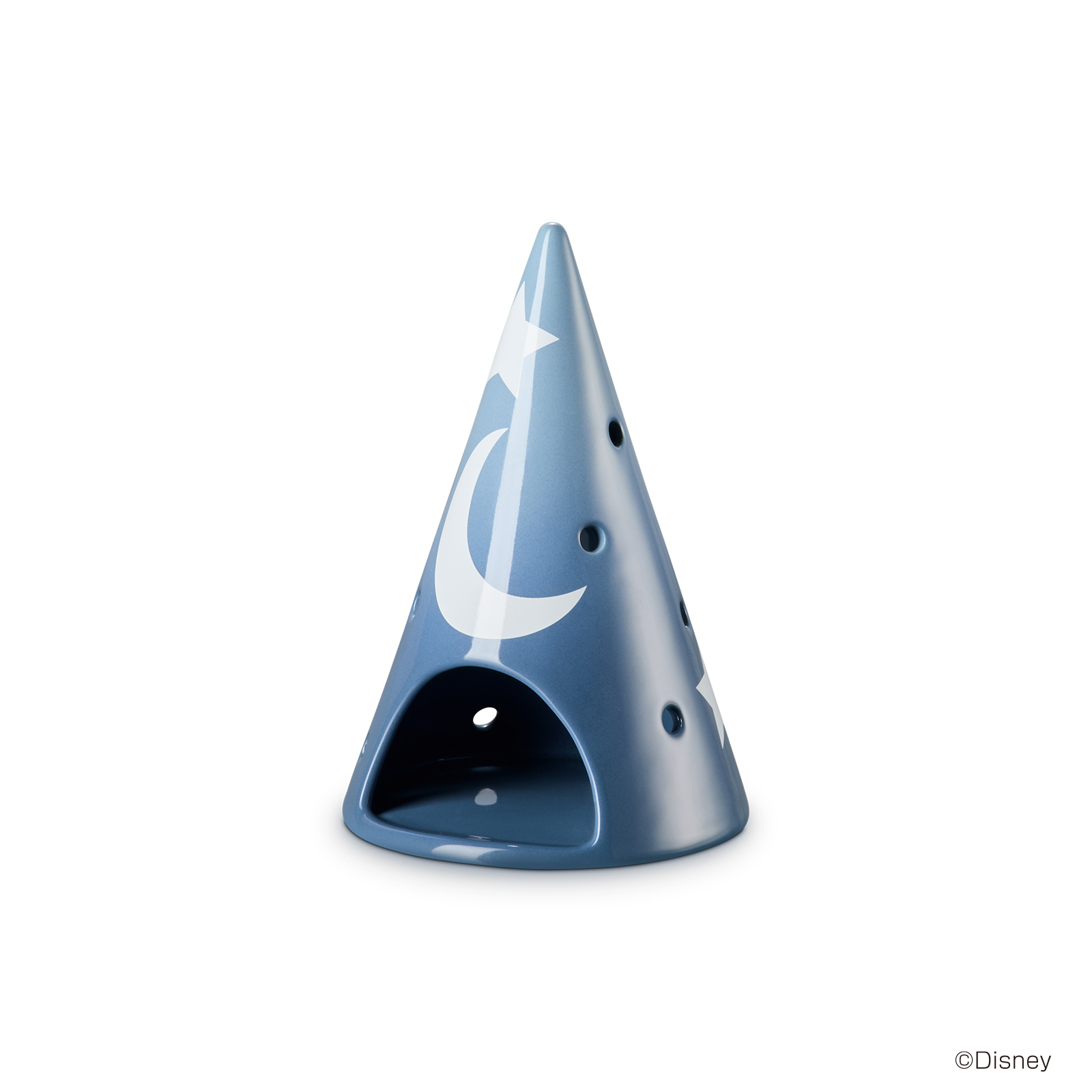 魔法師米奇系列 魔法師帽造型燭台15cm (藍色迷霧) image number 1