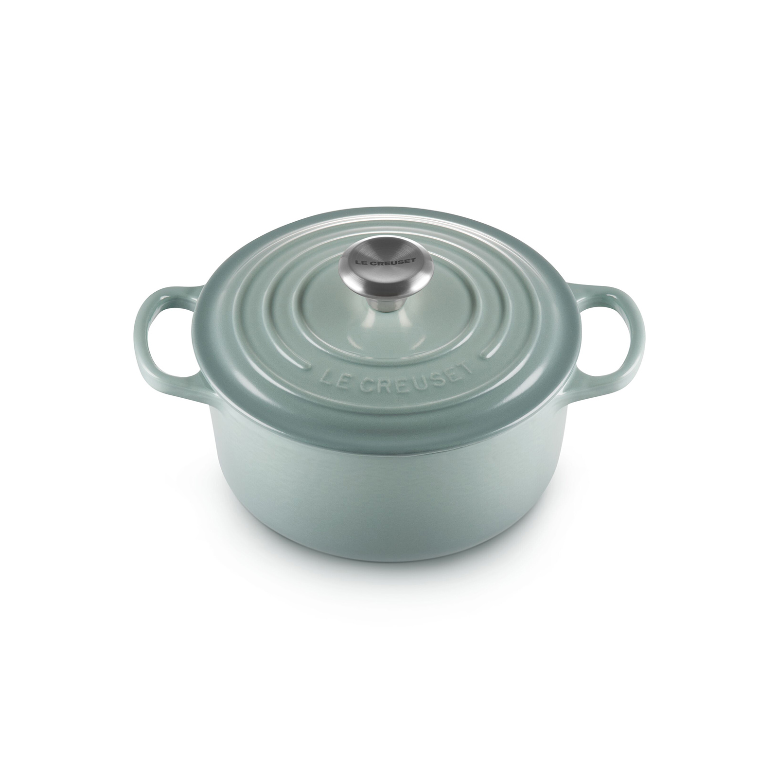 典藏琺瑯鑄鐵圓鍋(鋼頭-內鍋白) image number 1