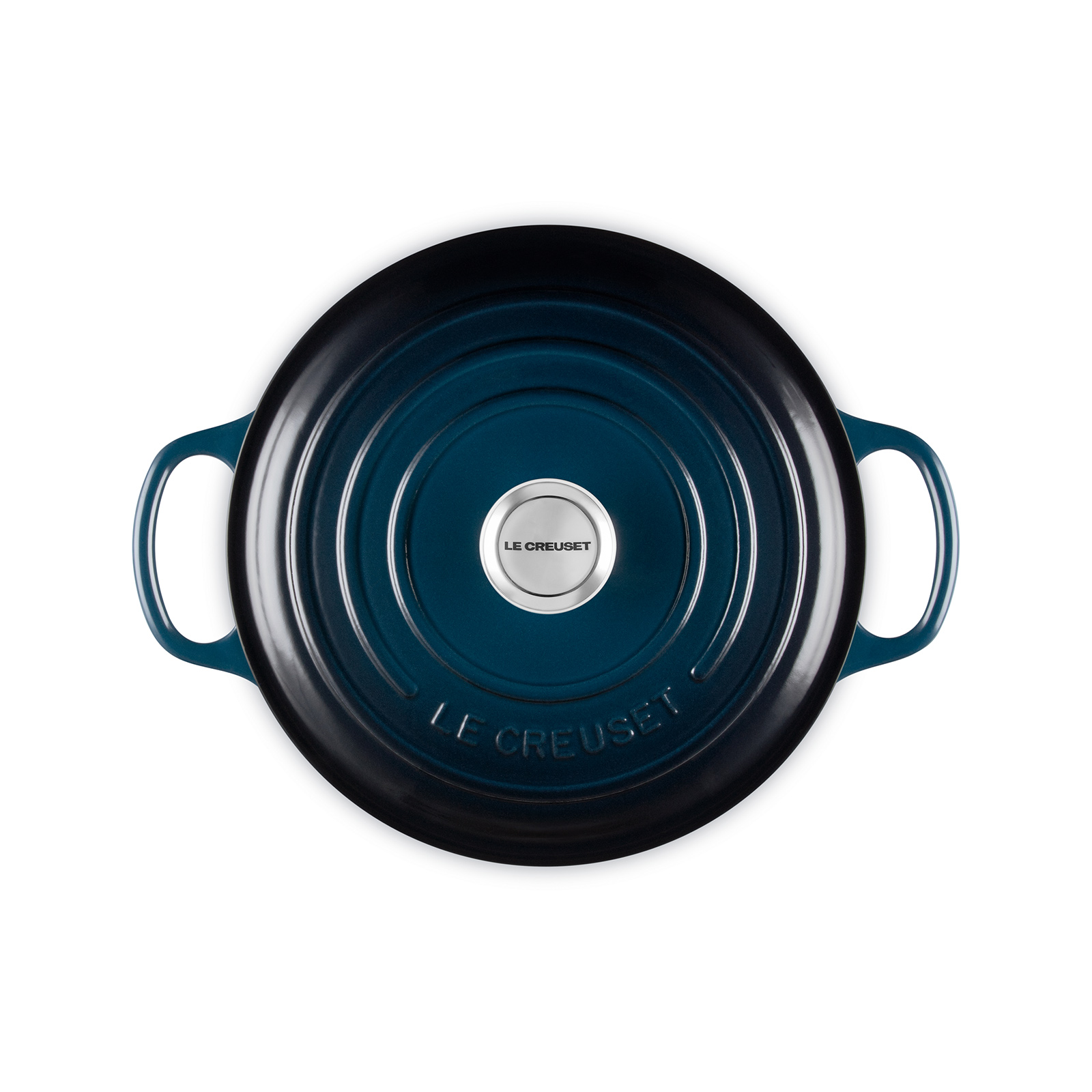 典藏圓鐵鍋 (夜謐藍-霓彩頭-內鍋白) image number 3