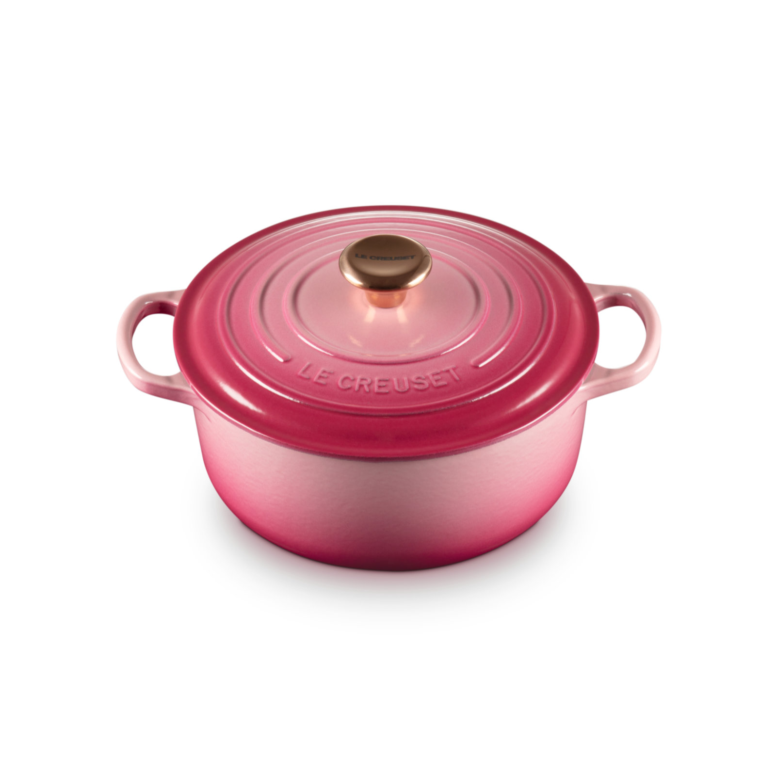 典藏琺瑯鑄鐵圓鍋(銅頭-內鍋白) image number 1