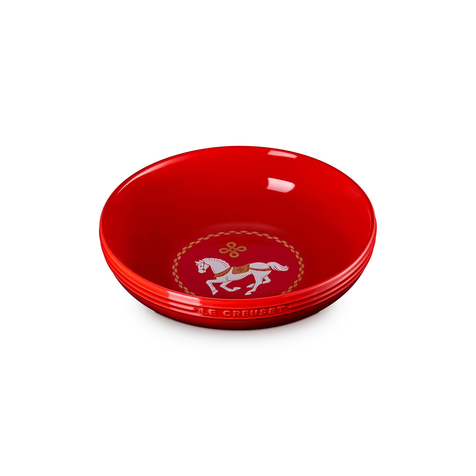 旋轉木馬系列深圓盤20cm (櫻桃紅) image number 2