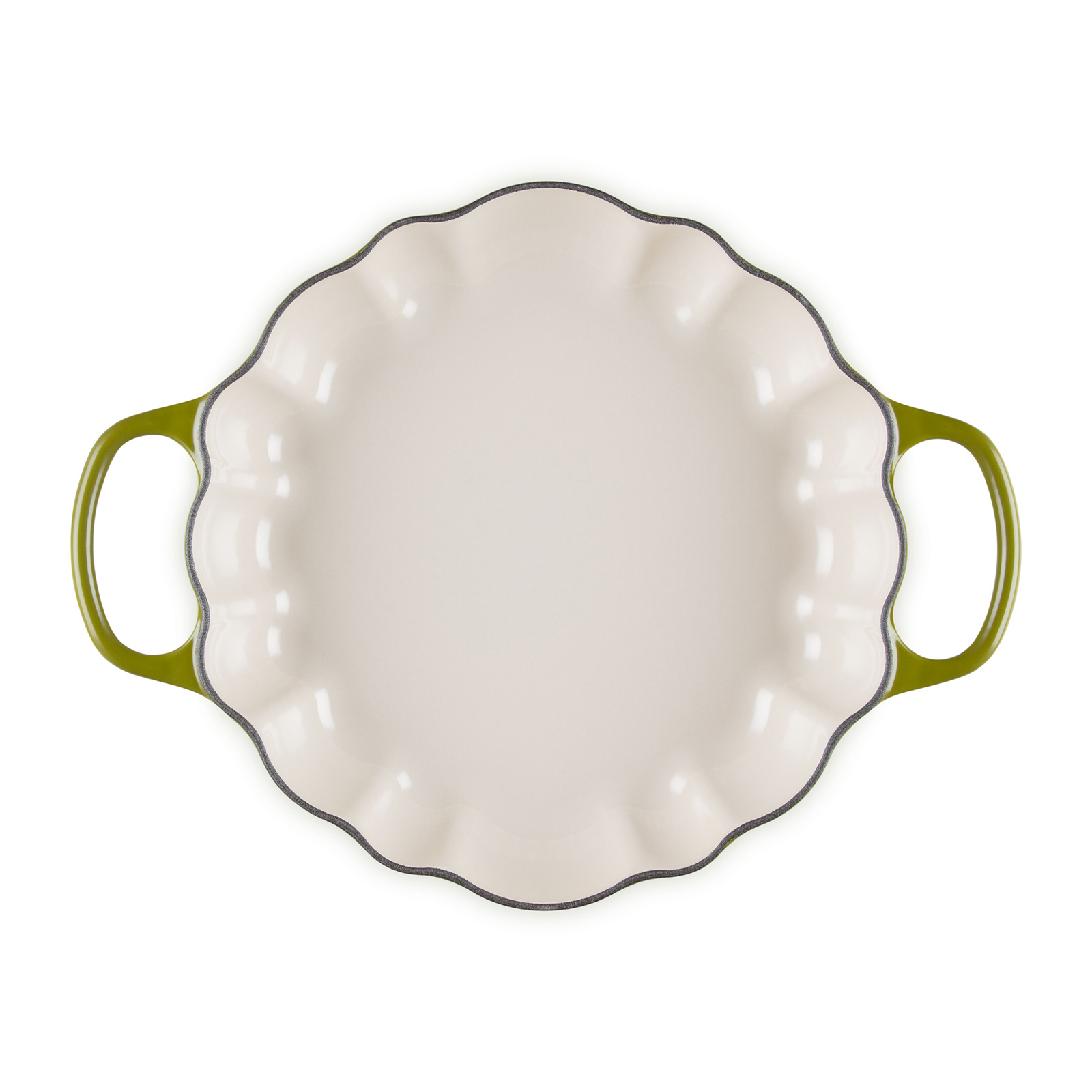 萬聖節系列琺瑯鑄鐵南瓜造型淺鍋 28cm (金頭-內鍋白) image number 3