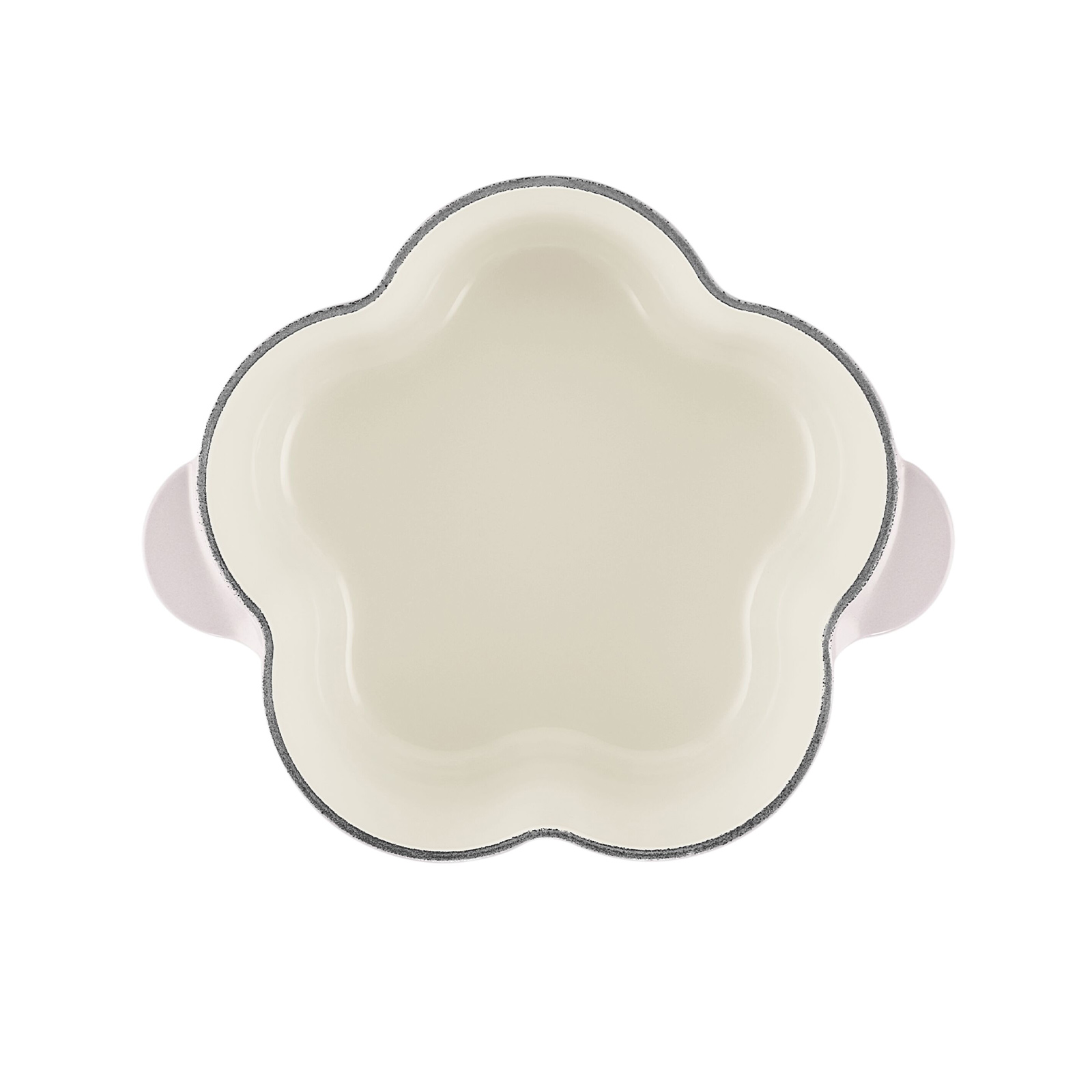 琺瑯鑄鐵山茶花鍋(花型鋼頭-內鍋白) image number 4