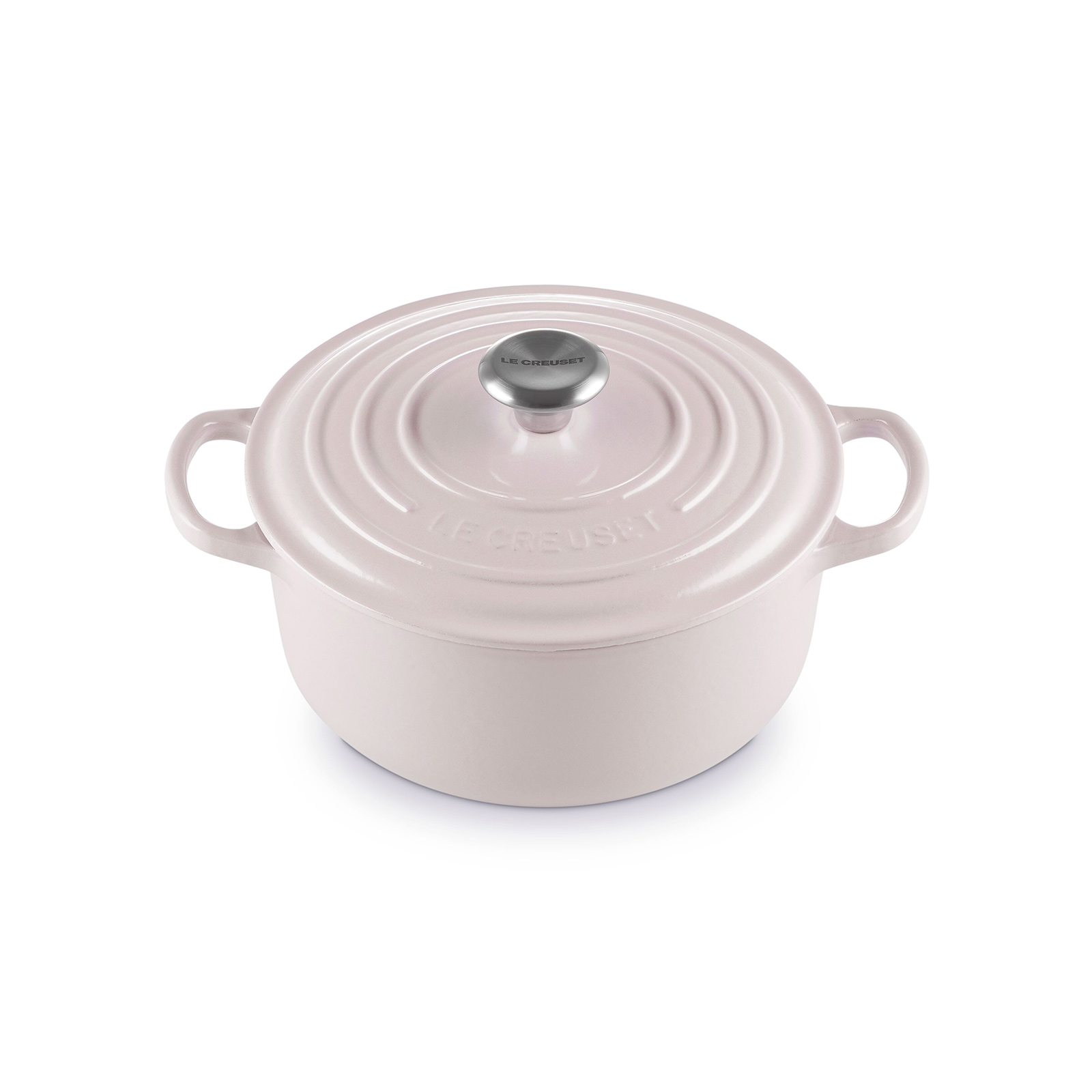 典藏琺瑯鑄鐵圓鍋(鋼頭-內鍋白) image number 1