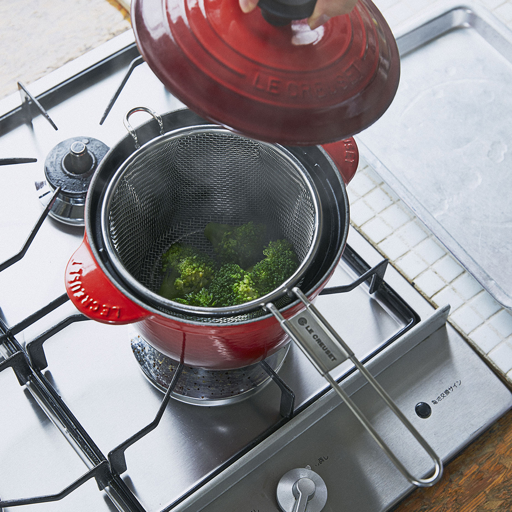 萬用窈窕鑄鐵鍋網籃 image number 4