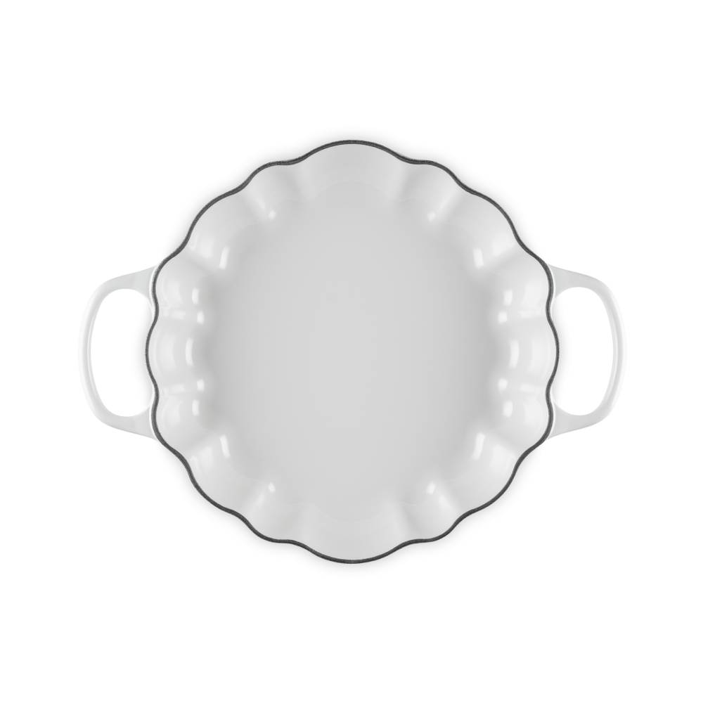 萬聖節系列琺瑯鑄鐵南瓜造型淺鍋 28cm (金頭-內鍋白) image number 4