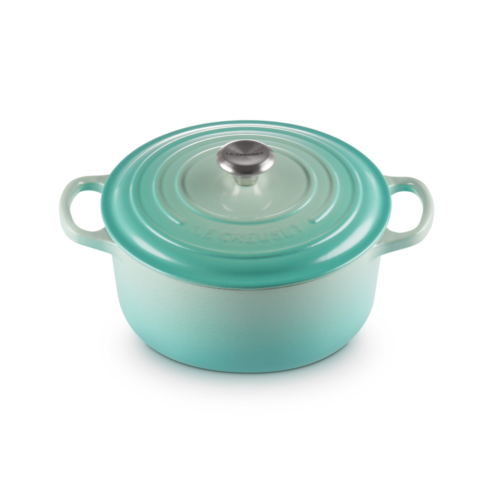 典藏琺瑯鑄鐵圓鍋(鋼頭-內鍋白) image number 1