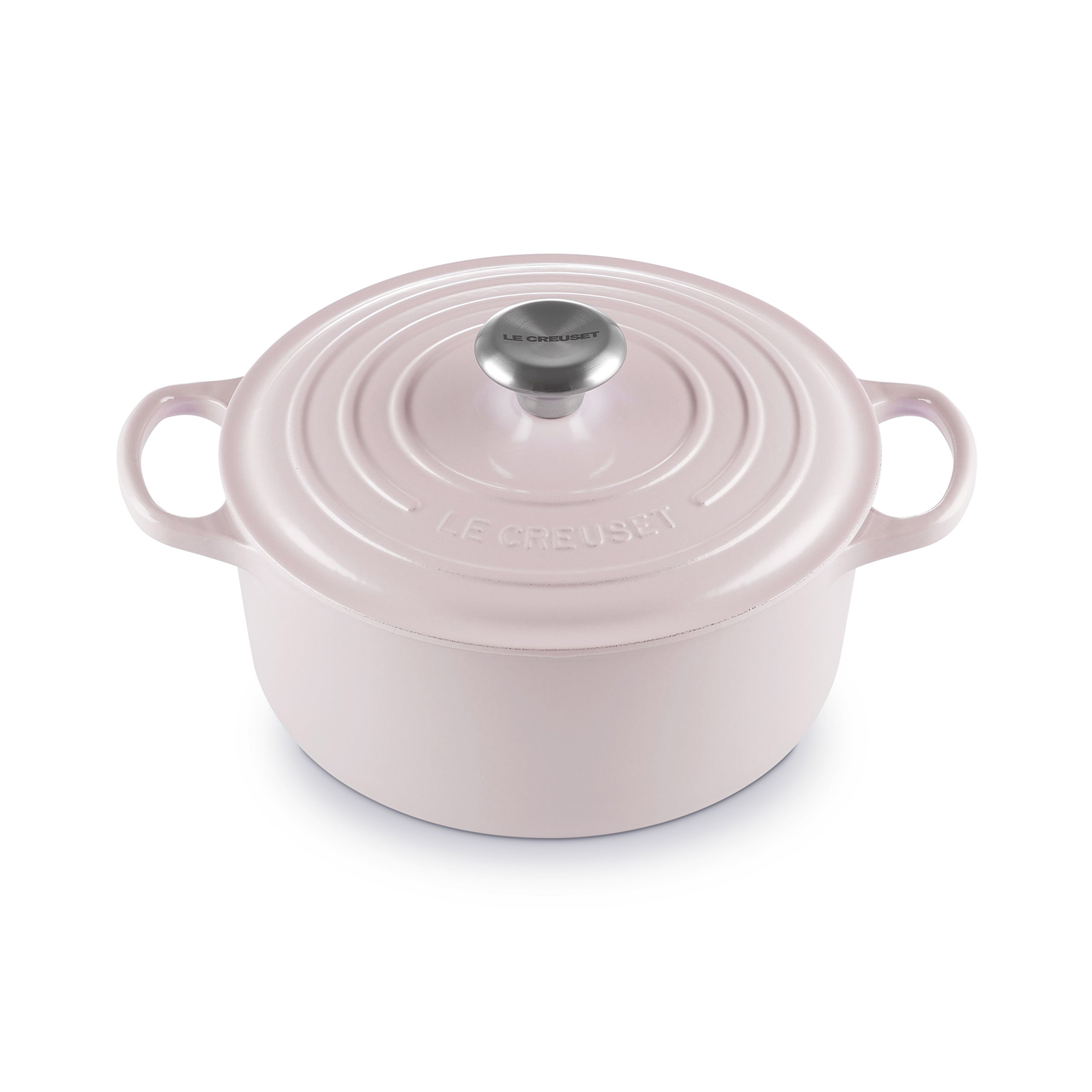 典藏琺瑯鑄鐵圓鍋(鋼頭-內鍋白) image number 1