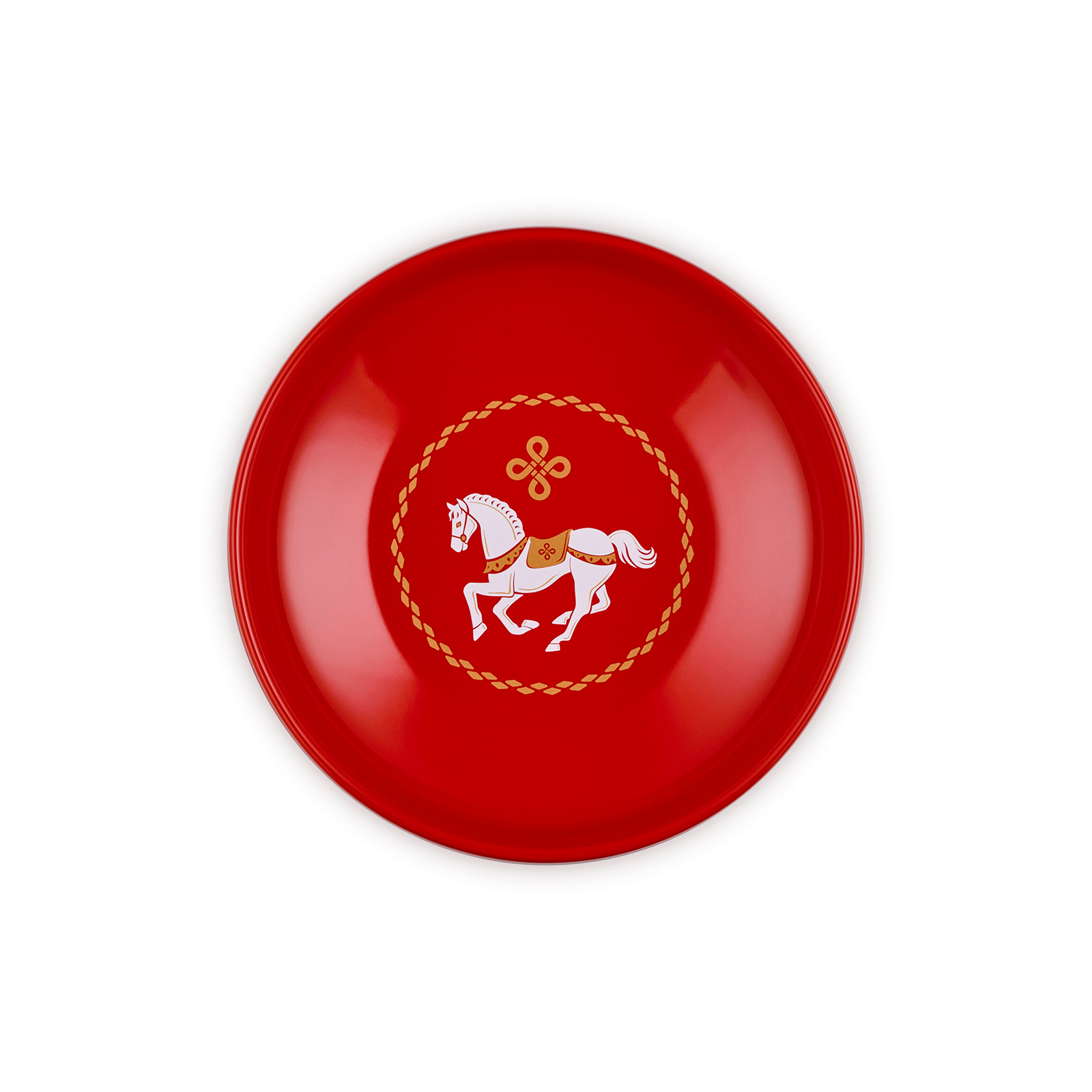 旋轉木馬系列深圓盤20cm (櫻桃紅) image number 1