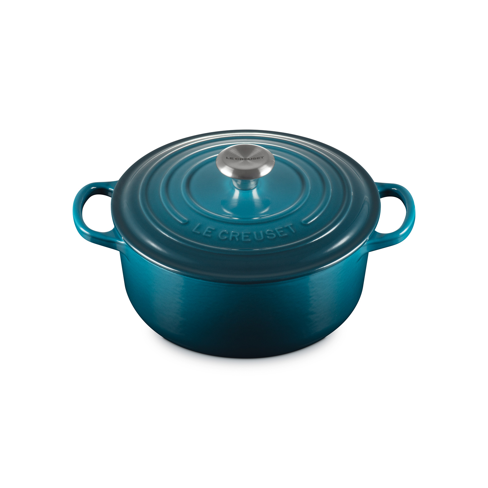 典藏琺瑯鑄鐵圓鍋(鋼頭-內鍋白) image number 1