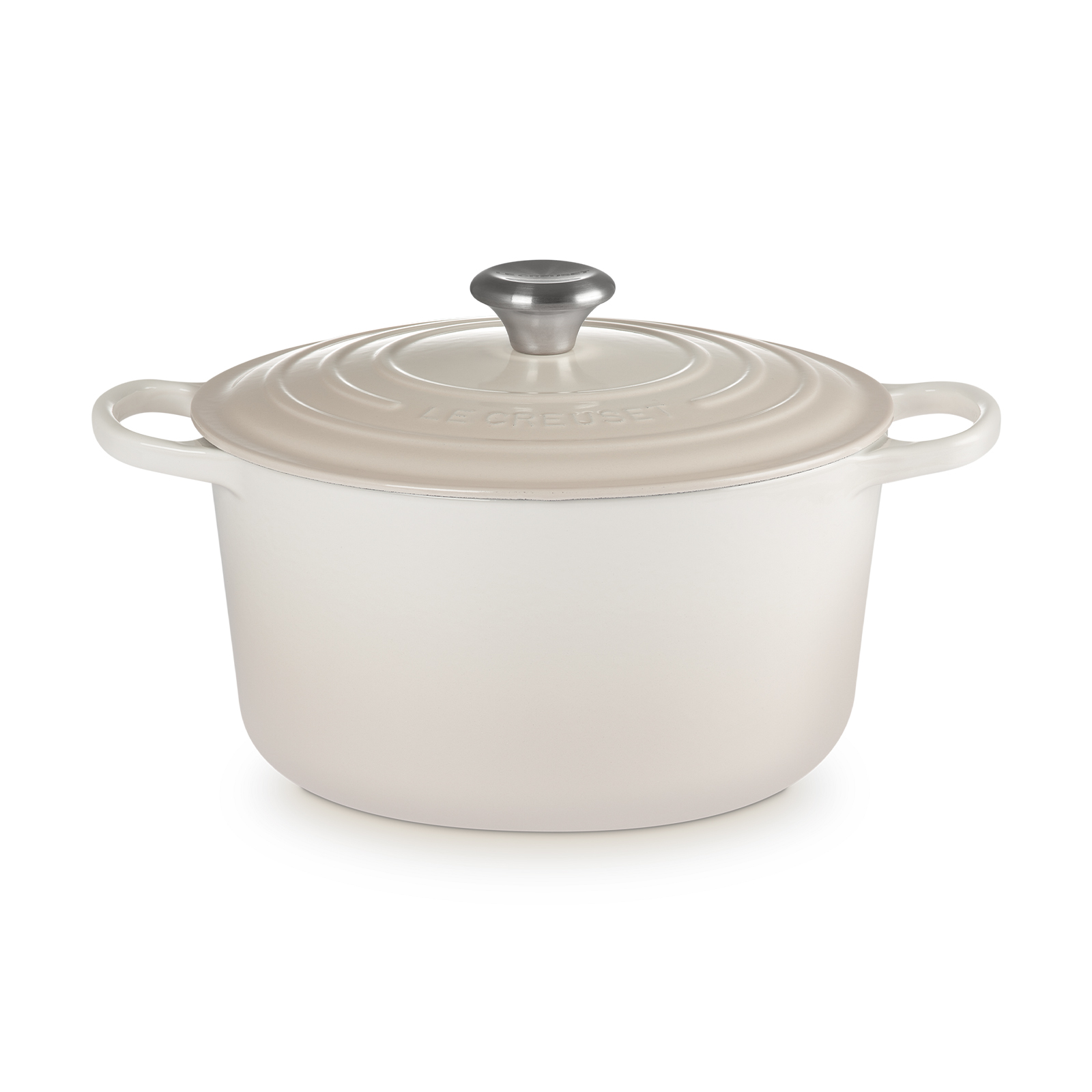 典藏琺瑯鑄鐵深圓鍋 (鋼頭-內鍋白) image number 0