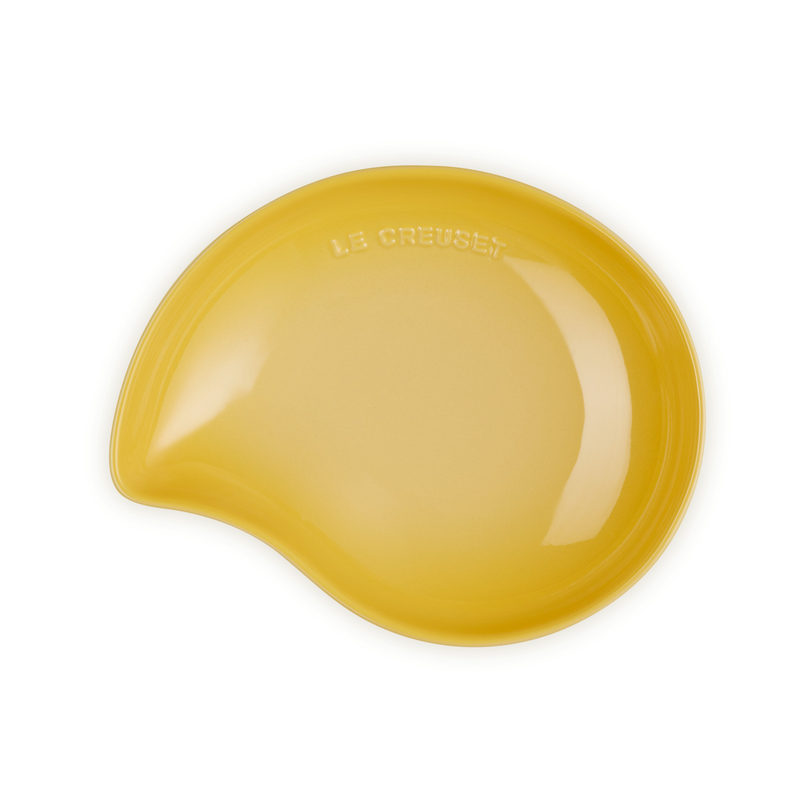 繁花系列葉形盤20cm(溫桲黃)