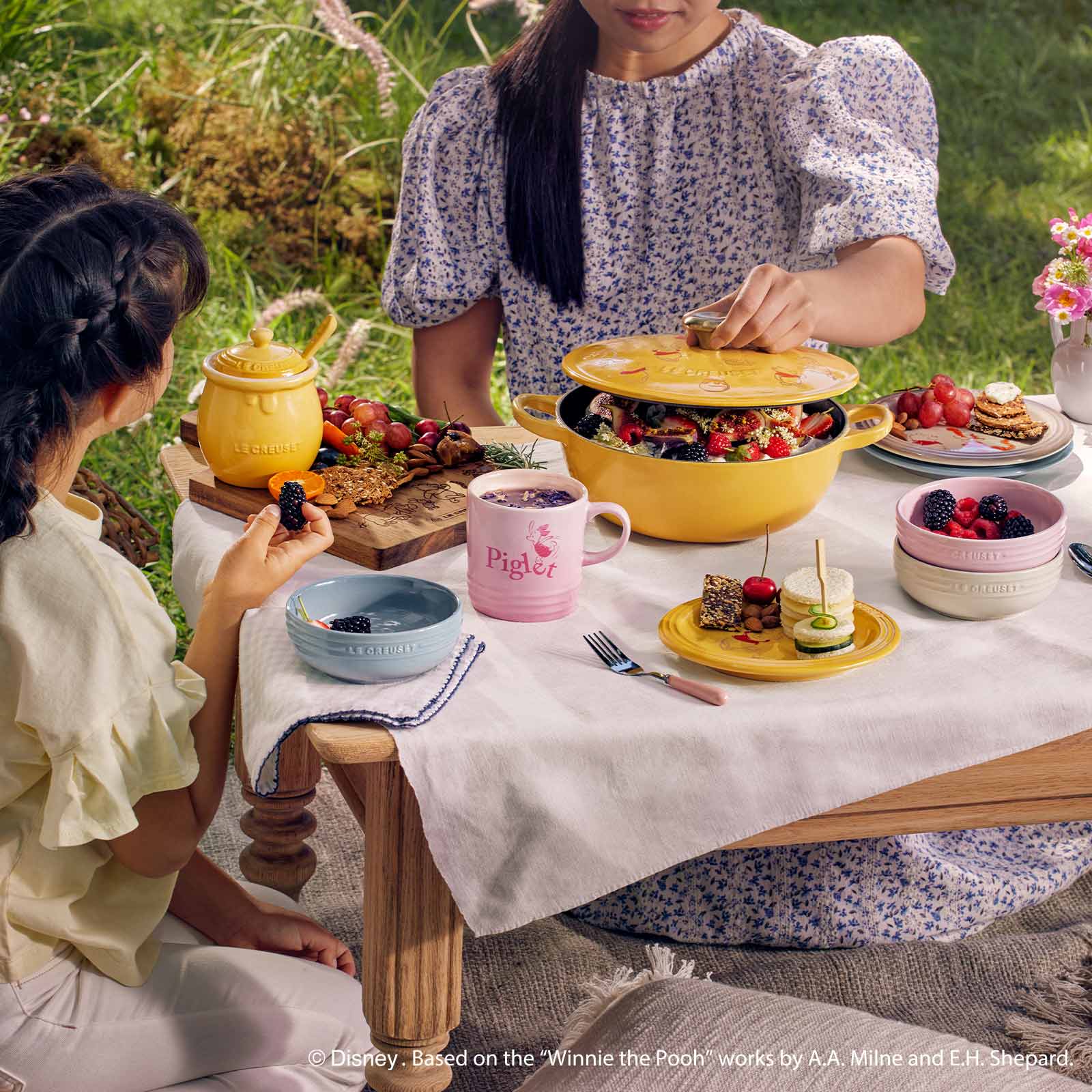 小熊維尼系列英式馬克杯350ml-4入組(溫桲黃/貝殼粉/海洋之花/肉豆蔻) image number 6