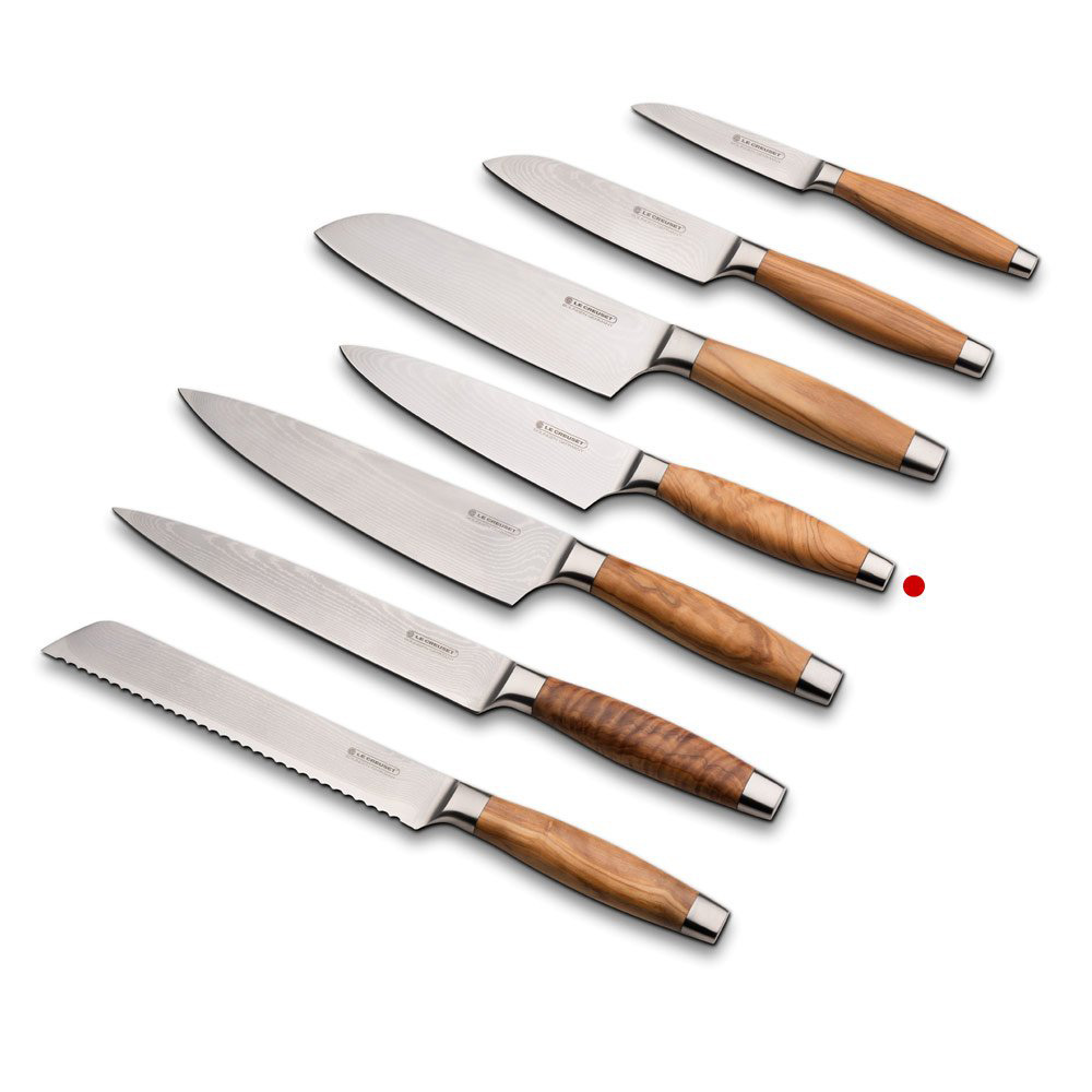 大馬士革鋼主廚刀(橄欖木柄) image number 1