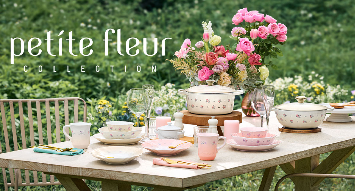 LE CREUSET - petite fleur collection