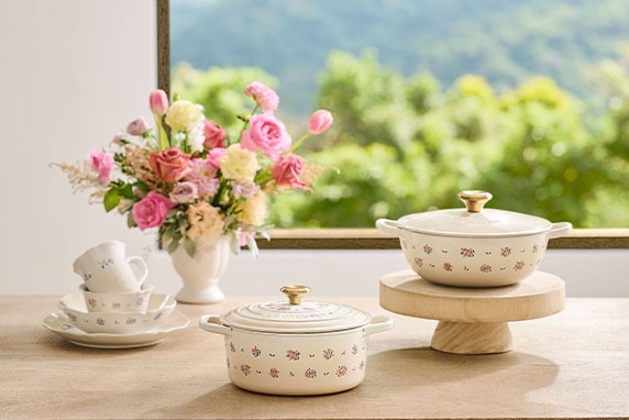 南法花語系列 茶具組、鍋碗組