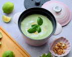 cucumber gazpacho, cocot every, pink
